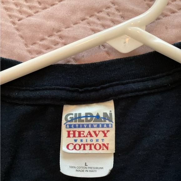 Aquahplic super fly and awesome beach black tee size large unisex 80s vintage T! - Picture 3 of 6